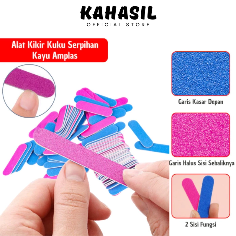 Product image KAHASIL - Alat Kikir Pengikir Kuku Mengkilap Dua Sisi KMJ116 all variant all variant